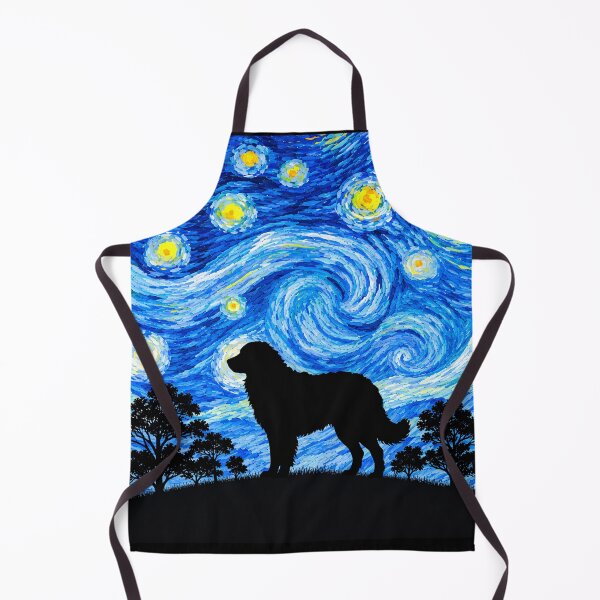 Item preview, Funny Kuvasz Dog Starry Night Painting Moon Star Mom Dad Kids designed and sold by FurryHavenPH.