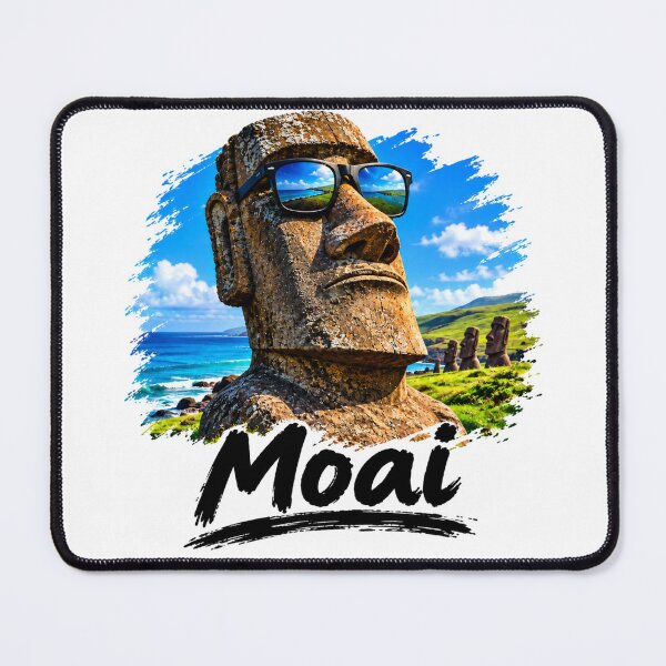 Item preview, Cool Moai Statue Sunglasses Easter Island Design designed and sold by Tobietales.