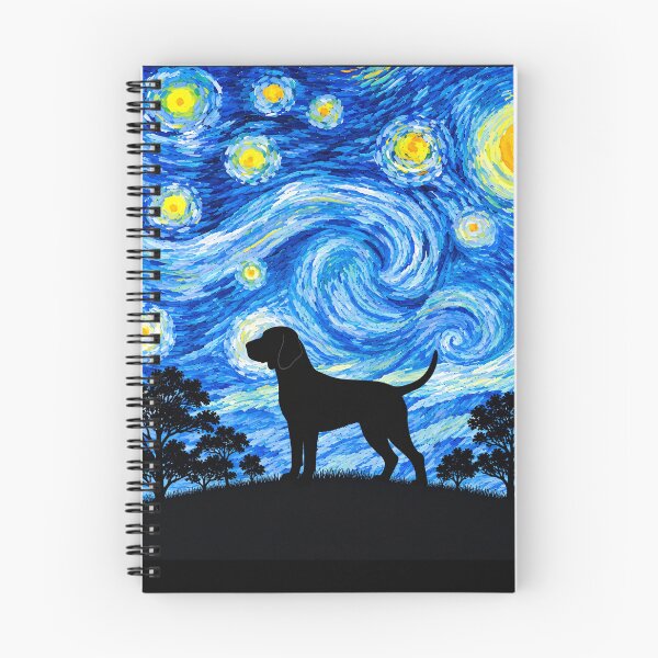 Item preview, Funny Redbone Coonhound Dog Starry Night Painting Moon Star Mom Dad Kids designed and sold by FurryHavenPH.