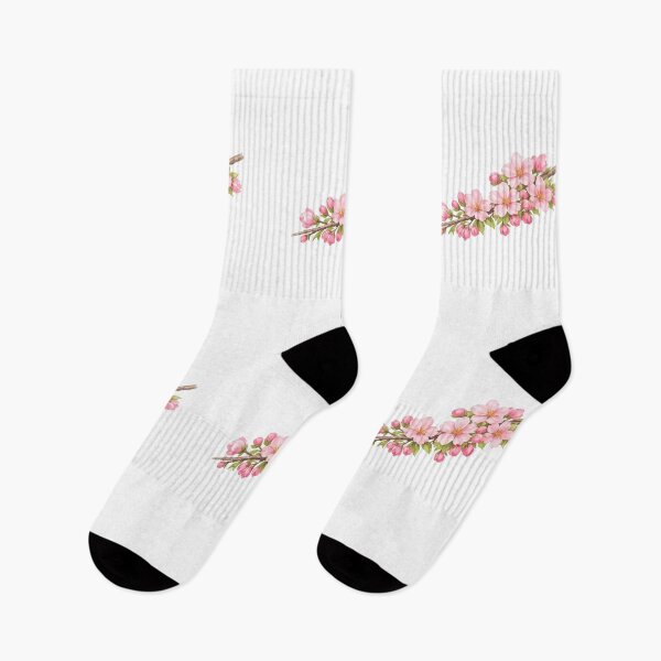 Item preview, Romantic Watercolor Sakura Blossom Branch designed and sold by Dew Drop Designs.