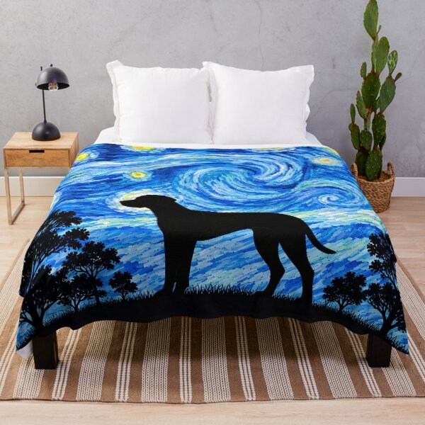 Item preview, Funny Rhodesian Ridgeback Dog Starry Night Painting Moon Star Mom Dad Kids designed and sold by FurryHavenPH.