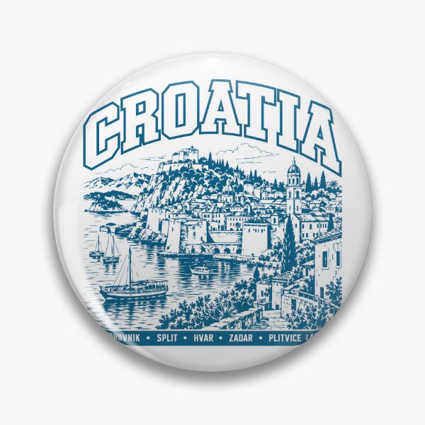 Item preview, Croatia Retro: Dubrovnik, Split, Hvar & Zadar designed and sold by EdwinkOne.