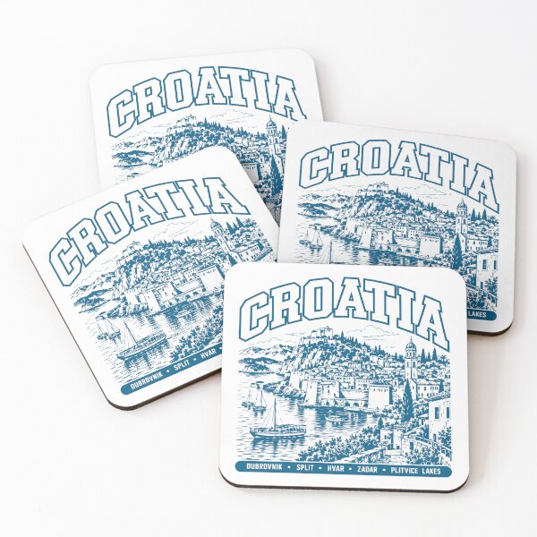 Item preview, Croatia Retro: Dubrovnik, Split, Hvar & Zadar designed and sold by EdwinkOne.