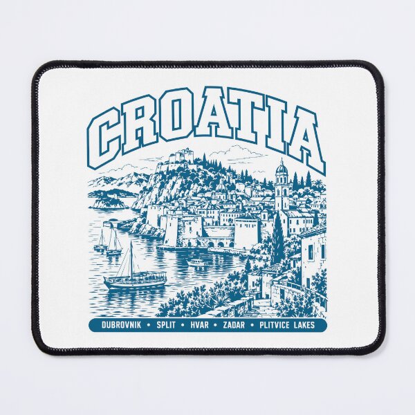 Item preview, Croatia Retro: Dubrovnik, Split, Hvar & Zadar designed and sold by EdwinkOne.
