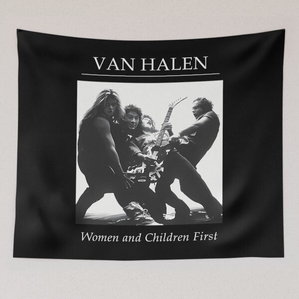 Item preview, Hard Rock Band Vanhalenband Women And Children First designed and sold by GoodShooping.