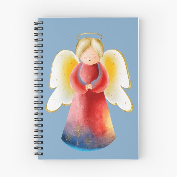Item preview, Vintage Angel Christmas Ornament Watercolor Art designed and sold by DigiBlossom.