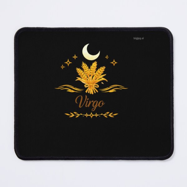 Item preview, Virgo Zodiac Boho Celestial Gold Wheat Art designed and sold by BohoMysticArt.