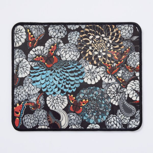 Item preview, Tortoiseshell butterflies and Chrysanthemums, from a painting by Mary Alice Green designed and sold by maryalicegreen.