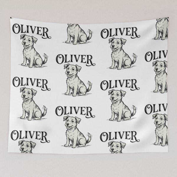 Item preview, Oliver Terrier Dog Sketch for Wirehaired Pup Parents and Rescue Dog Lovers designed and sold by raedattia.