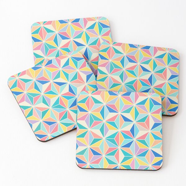 Item preview, Colorful Japanese Star Pattern in Pastel Triangles designed and sold by JapaneseWagaraStudio.