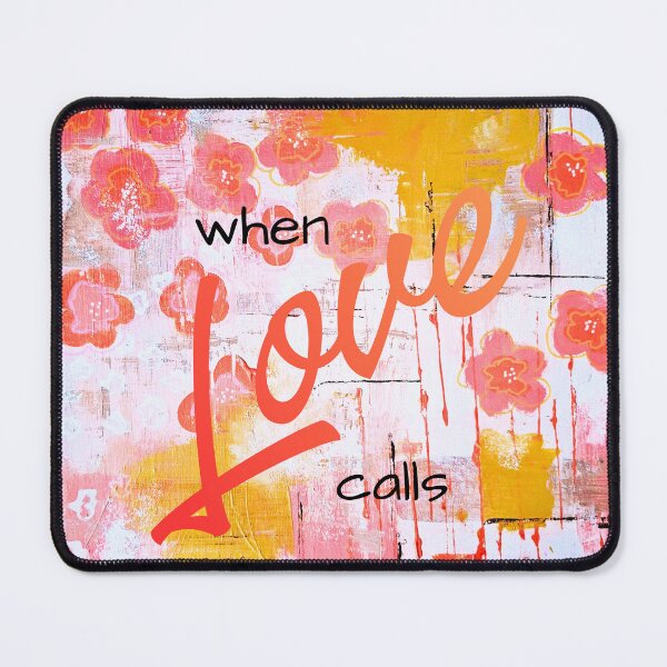Item preview, When love calls flower art designed and sold by BiteMyLine.