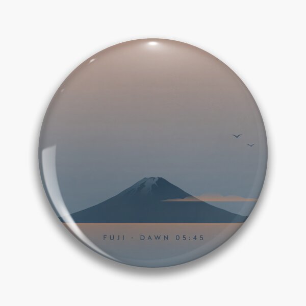 Item preview, Japandi Style Mount Fuji Dawn Minimalist Landscape Illustration Vector designed and sold by Shutter-Dragon.