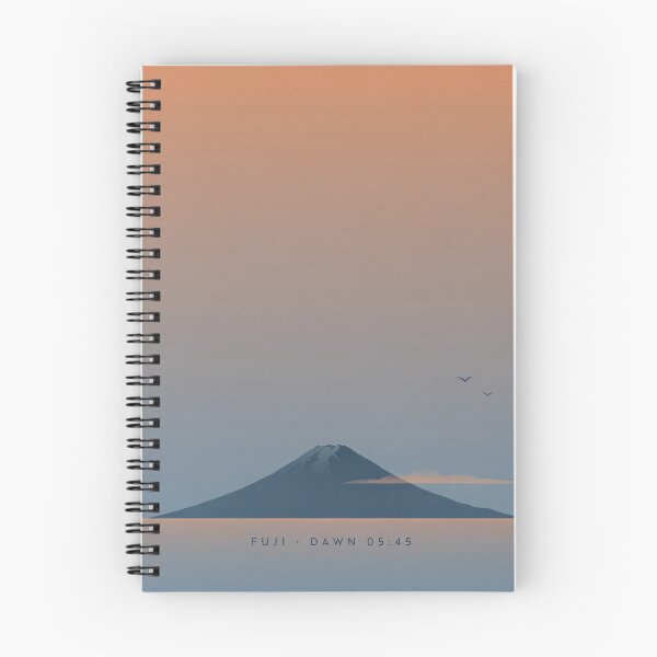 Item preview, Japandi Style Mount Fuji Dawn Minimalist Landscape Illustration Vector designed and sold by Shutter-Dragon.