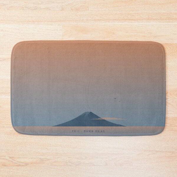 Item preview, Japandi Style Mount Fuji Dawn Minimalist Landscape Illustration Vector designed and sold by Shutter-Dragon.