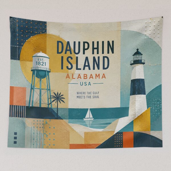 Item preview, Dauphin Island Postcard, Alabama – Beautiful place in the United States of America. designed and sold by GalleryKauffeld.
