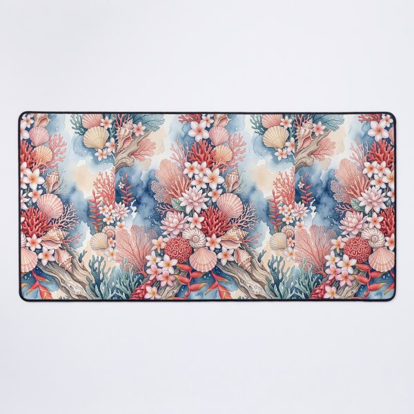 Item preview, Coastal Shells and Blooms designed and sold by amusefullife.