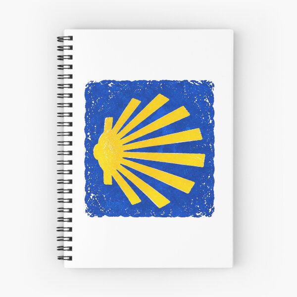 Item preview, Camino de Santiago Shell Blue Square designed and sold by shopitravel.