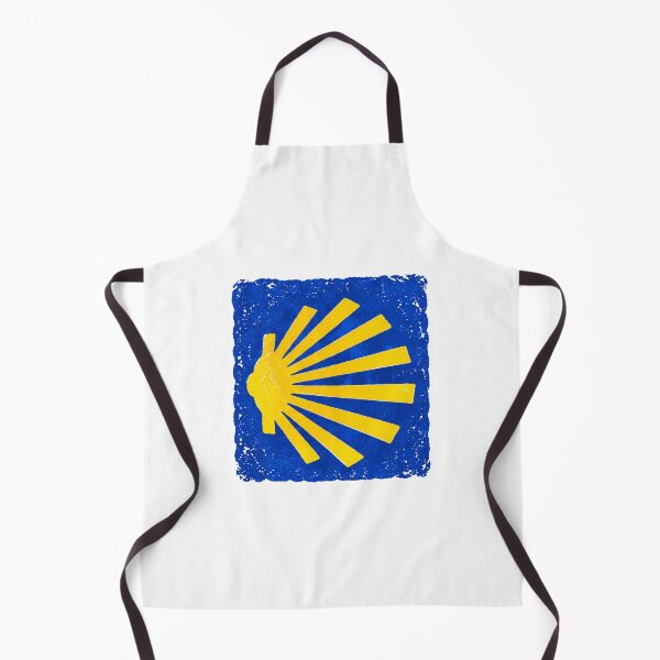 Item preview, Camino de Santiago Shell Blue Square designed and sold by shopitravel.