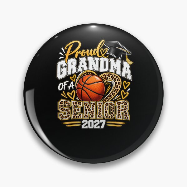 Item preview, Proud Grandma Of A Basketball Senior 2027 Graduation Grandparent designed and sold by drawwiika+44.