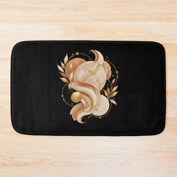Item preview, Boho Celestial Abstract Gold Sphere and Waves Art designed and sold by BohoMysticArt.
