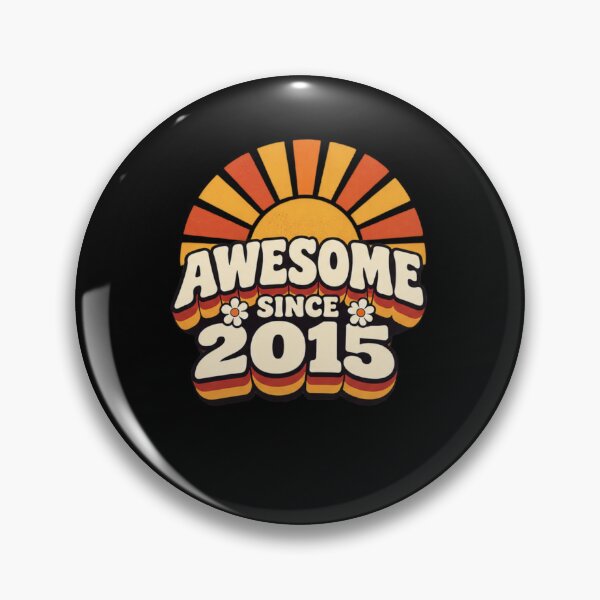 Item preview, Awesome Since 2015 Birthday Born 2015 Celebration designed and sold by drawwiika+44.