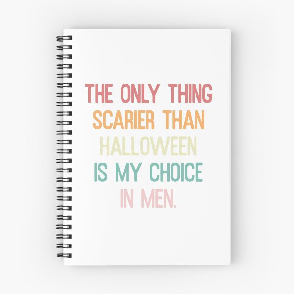 Item preview, Scarier Than Halloween Choice In Men Funny Quote designed and sold by Custom Crest.