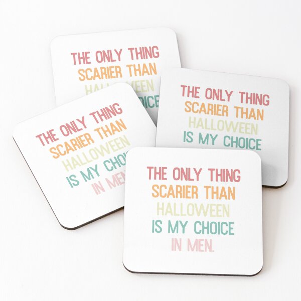 Item preview, Scarier Than Halloween Choice In Men Funny Quote designed and sold by Custom Crest.