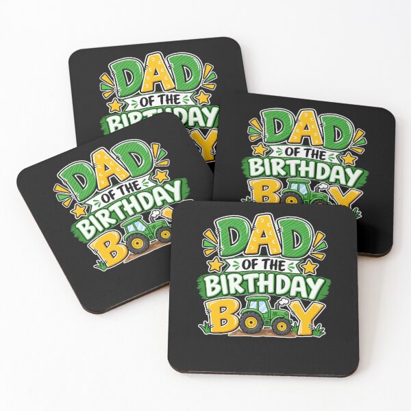 Item preview, Dad Of The Birthday Boy Tractor Farming Father designed and sold by drawwiika+44.