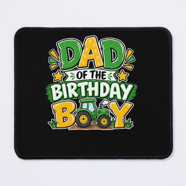 Item preview, Dad Of The Birthday Boy Tractor Farming Father designed and sold by drawwiika+44.