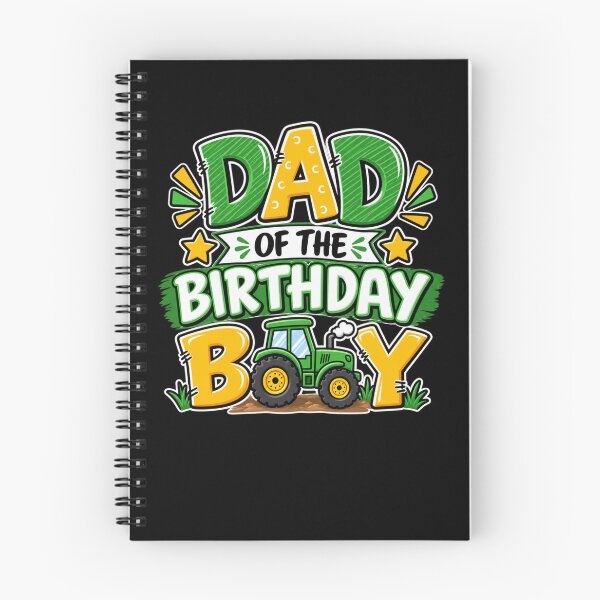 Item preview, Dad Of The Birthday Boy Tractor Farming Father designed and sold by drawwiika+44.