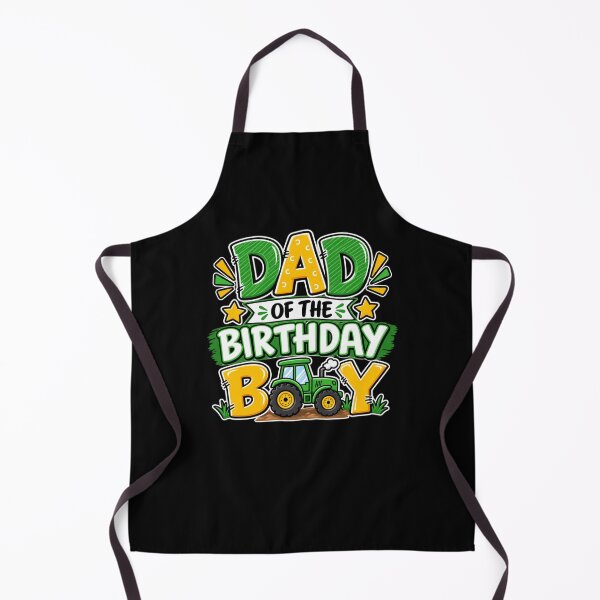 Item preview, Dad Of The Birthday Boy Tractor Farming Father designed and sold by drawwiika+44.