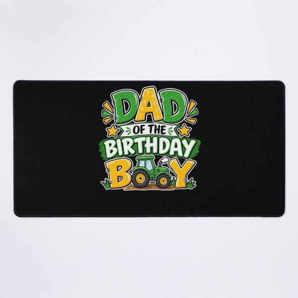 Item preview, Dad Of The Birthday Boy Tractor Farming Father designed and sold by drawwiika+44.
