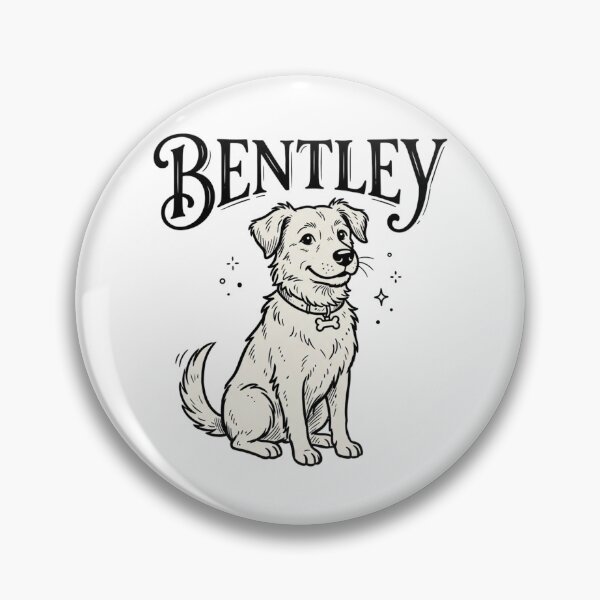 Item preview, Bentley Golden Retriever Dog Sketch for Proud Bentley Pet Parents and Dog Lovers designed and sold by raedattia.