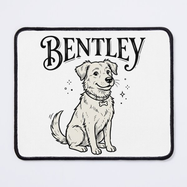 Item preview, Bentley Golden Retriever Dog Sketch for Proud Bentley Pet Parents and Dog Lovers designed and sold by raedattia.