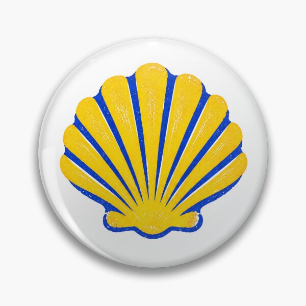 Item preview, Camino de Santiago Yellow Scallop Shell designed and sold by shopitravel.