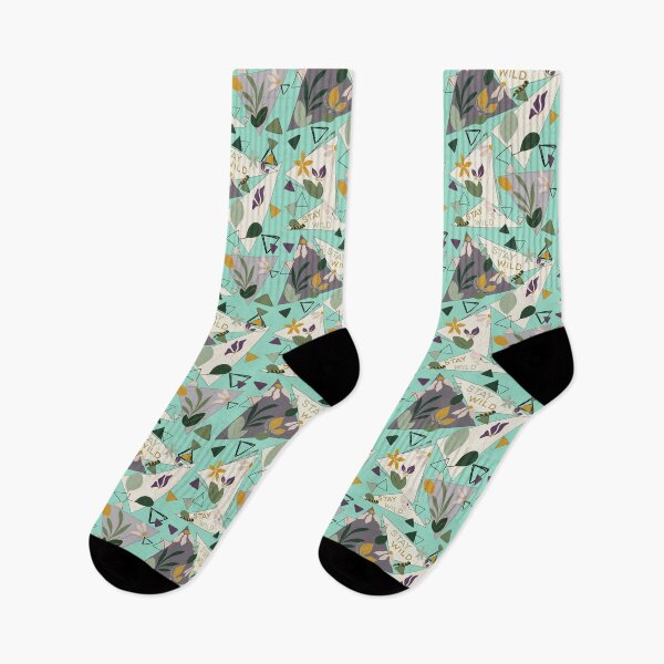 Item preview, Geometric Botanical Pattern for Nature Lovers designed and sold by Vibria Pattern Studio.