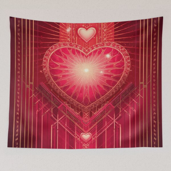Item preview, Radiant Heart designed and sold by AbstractAnom.