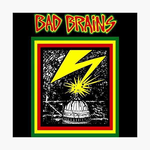 Item preview, Bad Brains Lightning Capitol Retro Hardcore designed and sold by DesignJoinCute.