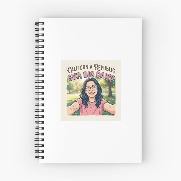 Item preview, California Republic Vintage Style Funny Text designed and sold by CozyandBright91.