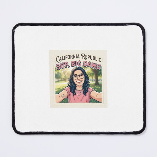 Item preview, California Republic Vintage Style Funny Text designed and sold by CozyandBright91.