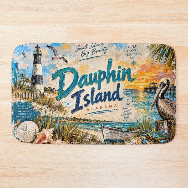 Item preview, Dauphin Island Postcard, Alabama – Beautiful place in the United States of America. designed and sold by GalleryKauffeld.