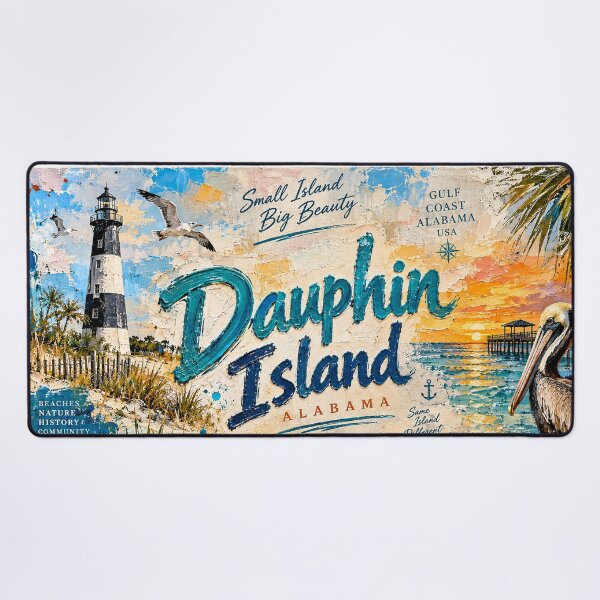 Item preview, Dauphin Island Postcard, Alabama – Beautiful place in the United States of America. designed and sold by GalleryKauffeld.