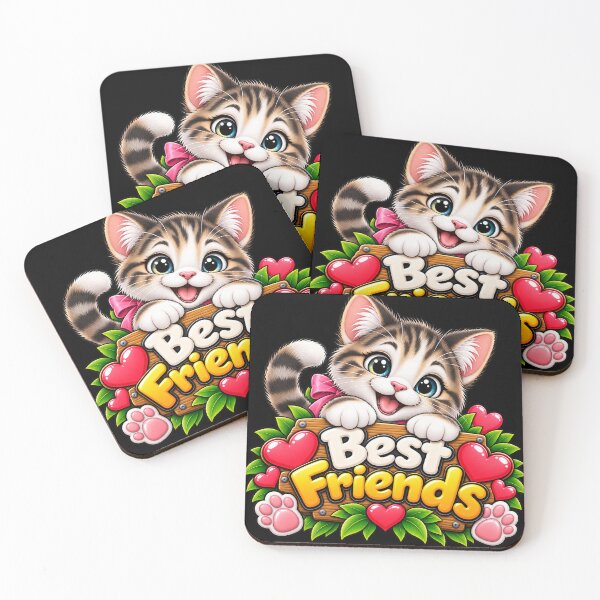 Item preview, Best Friends Kitten 2 – Cute Kawaii Cat & Kitty Friendship designed and sold by aventi24.