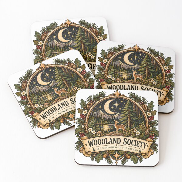 Item preview, Vintage Woodland Society Badge designed and sold by MysticCanvasAi.