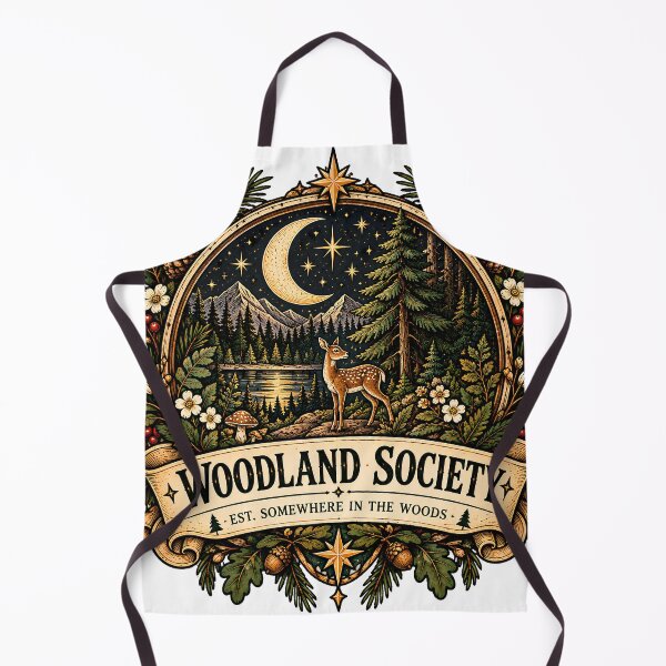 Item preview, Vintage Woodland Society Badge designed and sold by MysticCanvasAi.