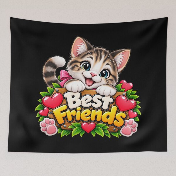 Item preview, Best Friends Kitten 2 – Cute Kawaii Cat & Kitty Friendship designed and sold by aventi24.