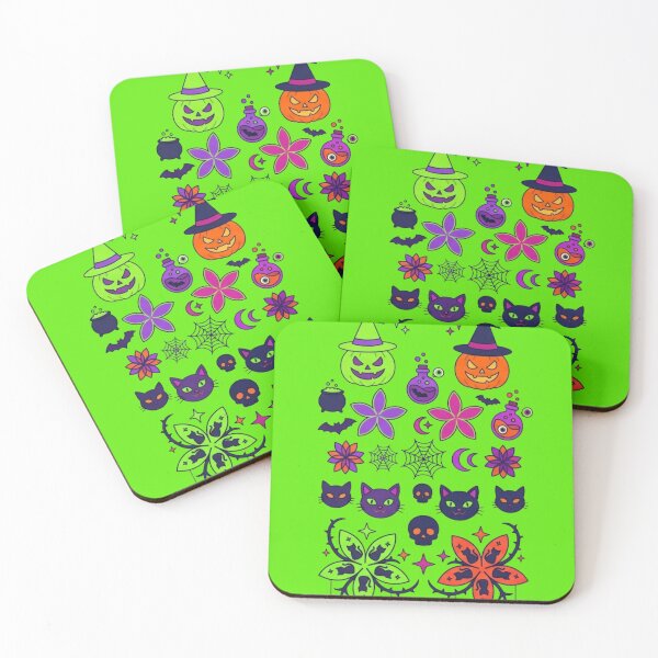 Item preview, Halloween doodle art vibrant cute designed and sold by  Mudikeys.