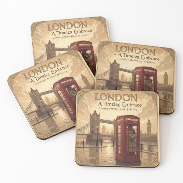 Item preview, Vintage London Travel Poster  Red Telephone Wall Art Print,   designed and sold by Eclipse 3699.