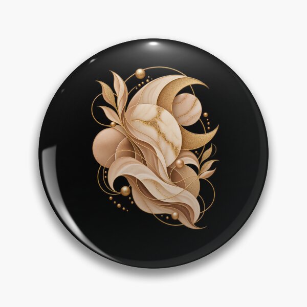 Item preview, Boho Celestial Planets and Gold Waves Art designed and sold by BohoMysticArt.