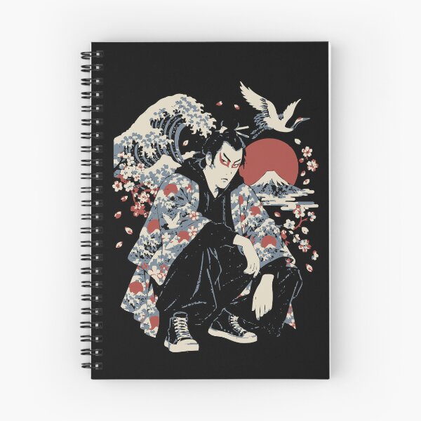 Item preview, kabukimono edo street dandy ukiyoe woodblock crouch figure designed and sold by WAVE-JP.
